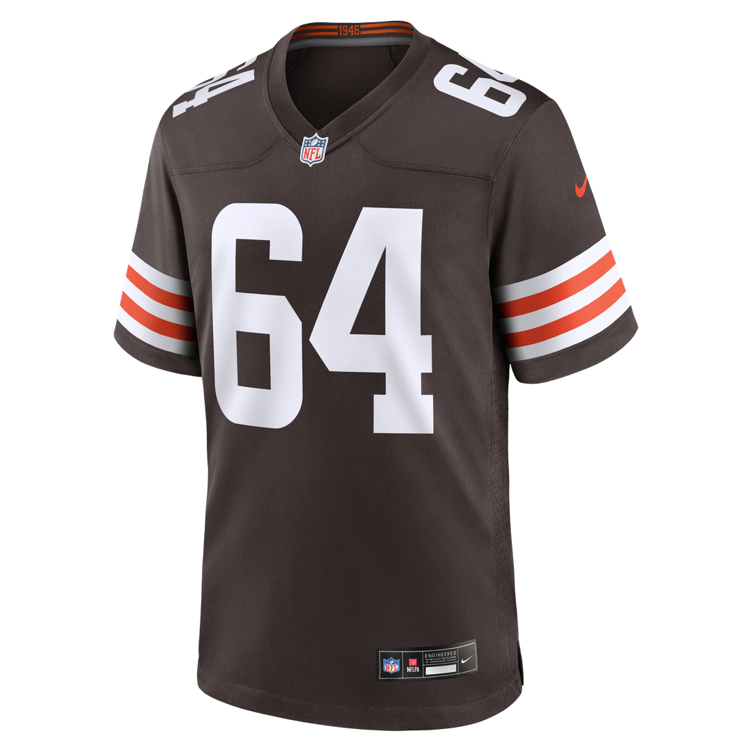 Joe DeLamielleure Cleveland Browns Game Retired Player Jersey - Brown