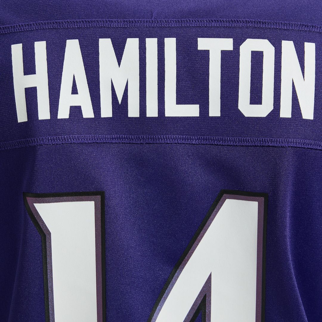 Kyle Hamilton Baltimore Ravens Women's Alternate Game Jersey - Black