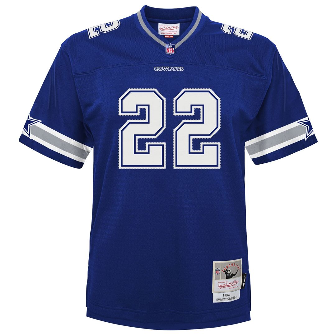 Emmitt Smith Dallas Cowboys Preschool 1996 Retired Player Legacy Jersey - Navy