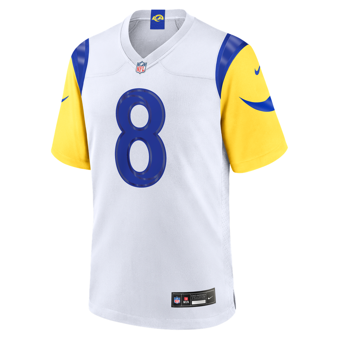 Jared Verse Los Angeles Rams White Game Player Jersey - White