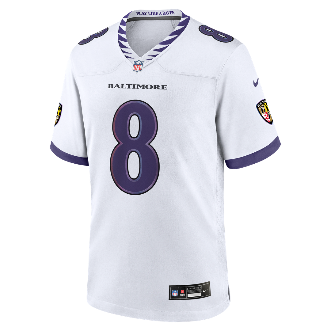Lamar Jackson Baltimore Ravens Alternate Game Jersey - Black