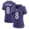Lamar Jackson Baltimore Ravens Women's Team Game Jersey - Purple