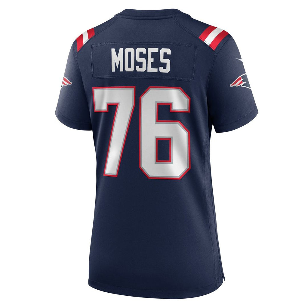Morgan Moses New England Patriots Women's Team Game Jersey - Navy