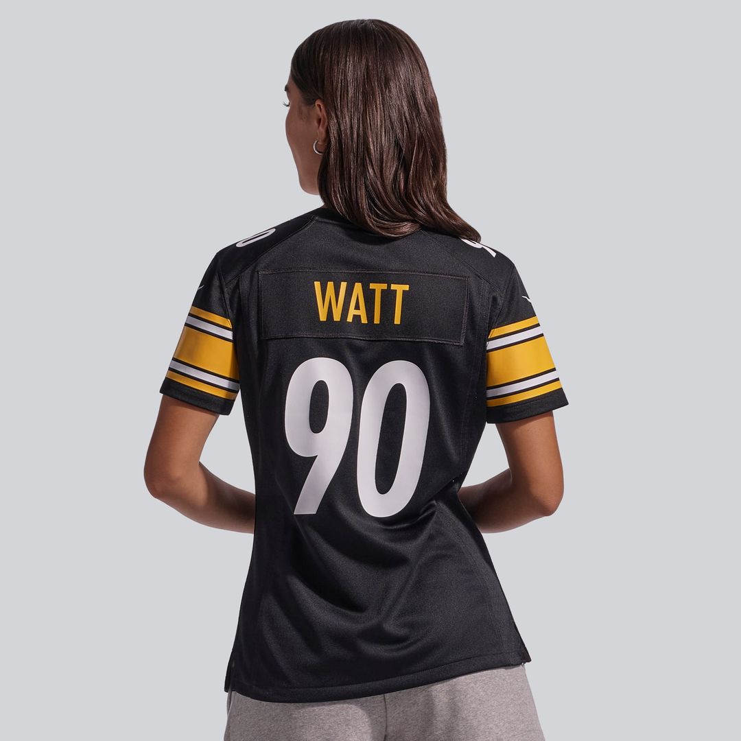 T.J. Watt Pittsburgh Steelers Women's Alternate 1933 Throwback Game Jersey - Gold