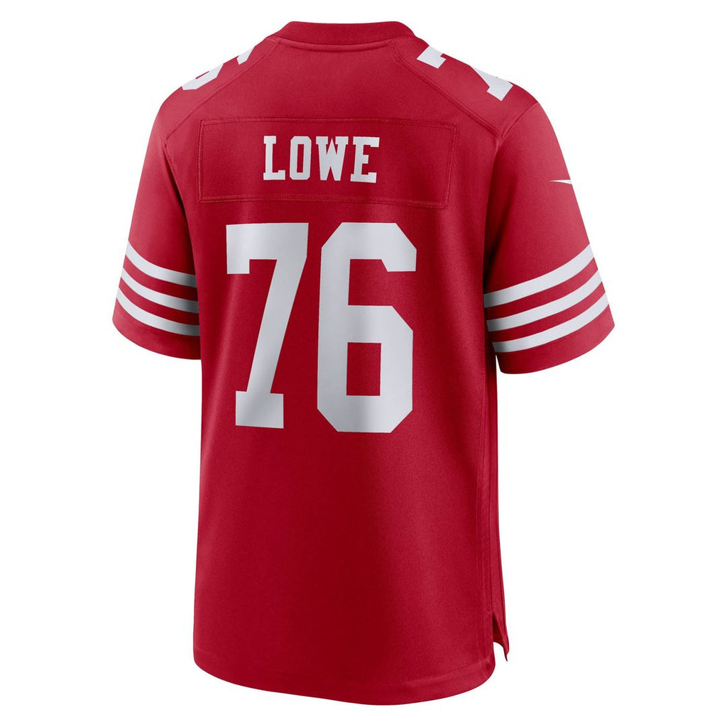 Vederian Lowe San Francisco 49ers Team Game Jersey - Scarlet