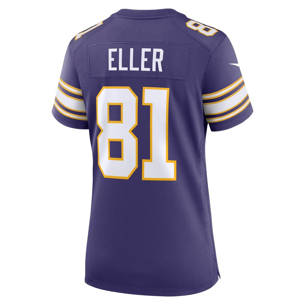 Carl Eller Minnesota Vikings Women's Classic Retired Player Jersey - Purple