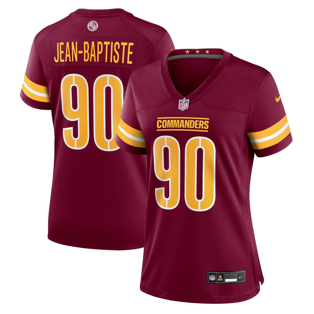Javontae Jean - Baptiste Washington Commanders Women's Team Game Jersey - Burgundy