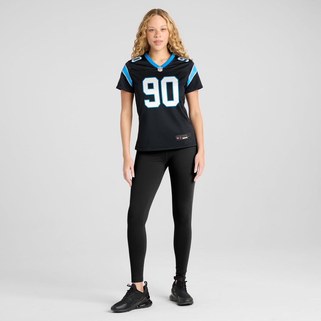 Julius Peppers Carolina Panthers Women's Retired Player Game Jersey - Black