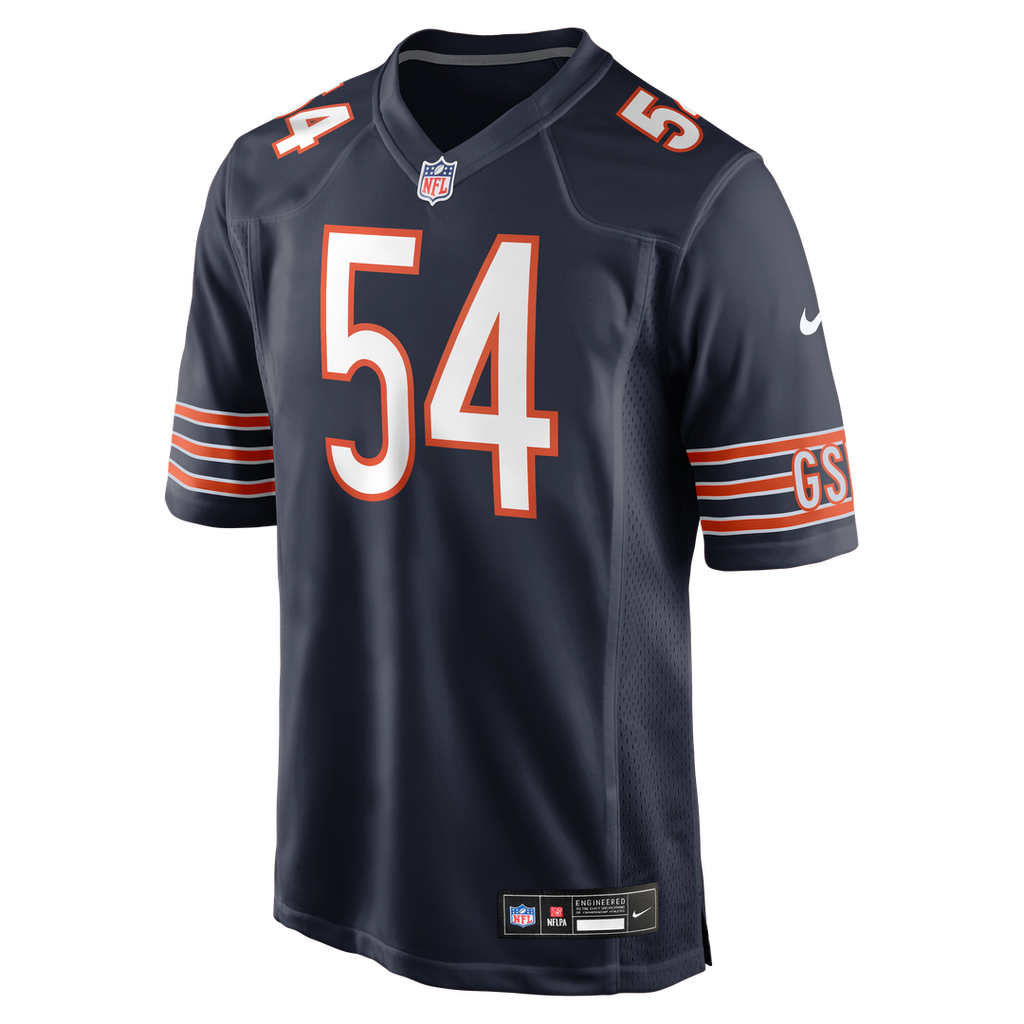 Brian Urlacher Chicago Bears Retired Player Game Jersey - White