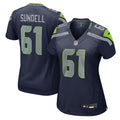 Jalen Sundell Seattle Seahawks Women's Team Game Jersey - College Navy