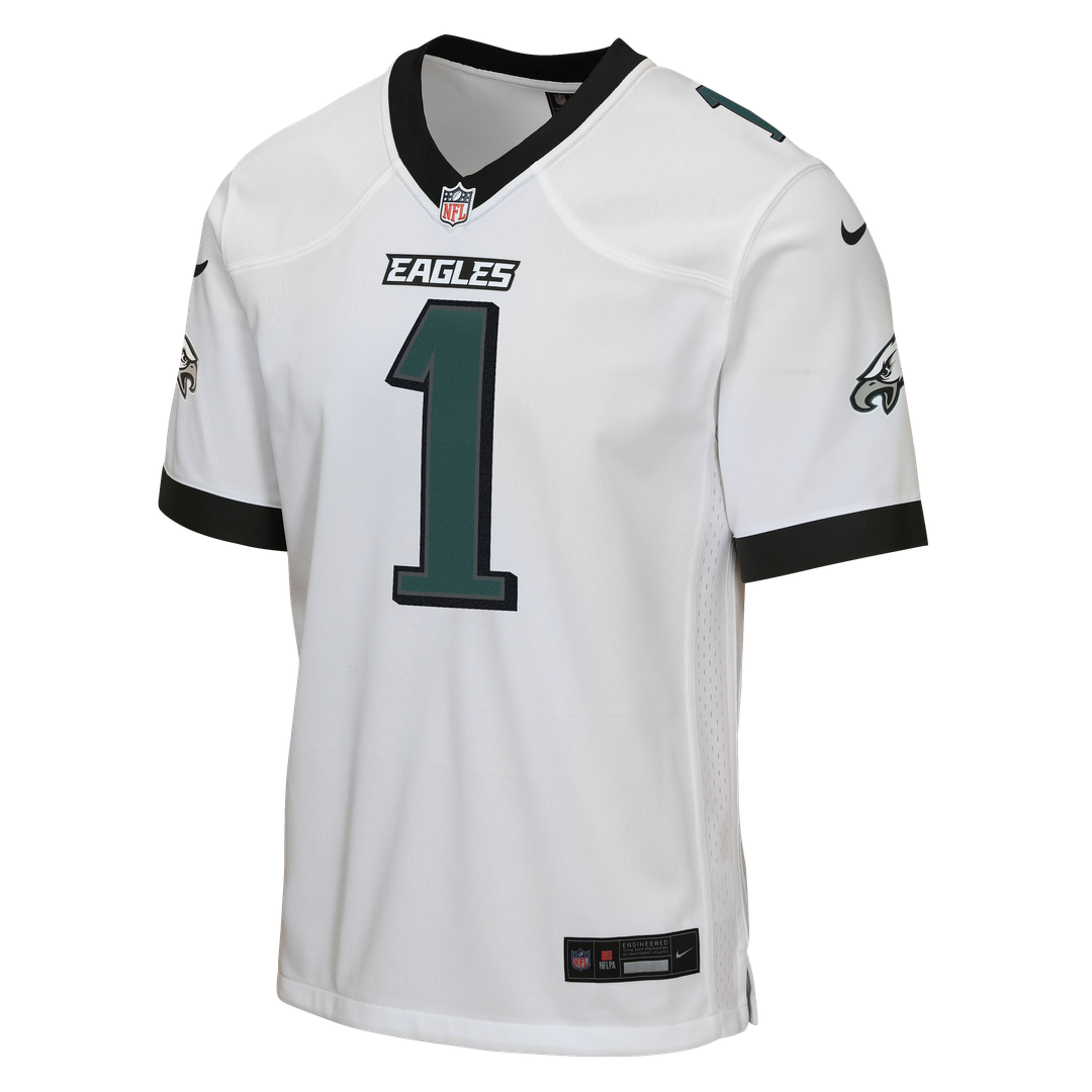 Jalen Hurts Philadelphia Eagles Youth Game Jersey - White