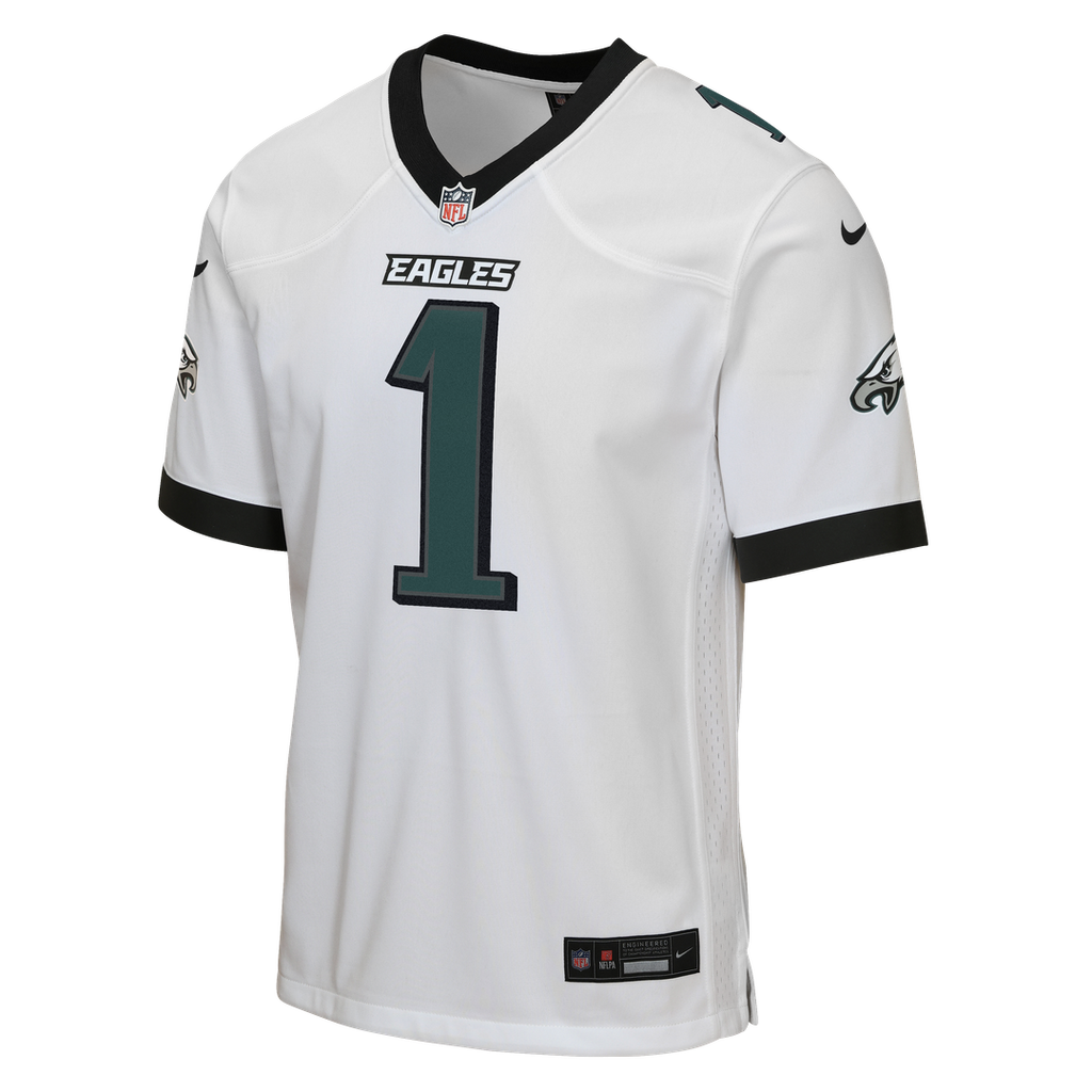 Jalen Hurts Philadelphia Eagles Youth Team Game Jersey - Midnight Green