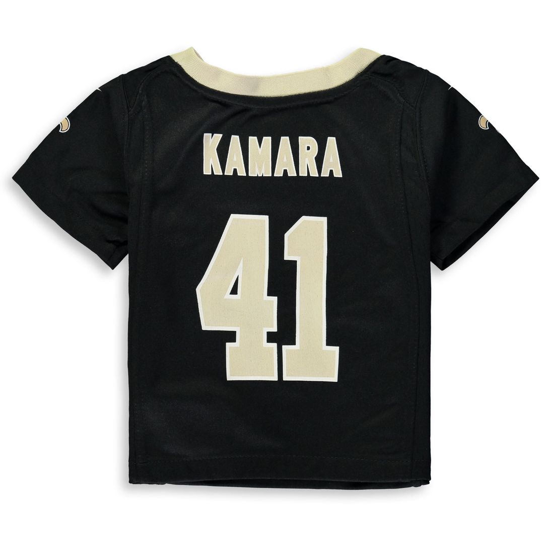 Alvin Kamara New Orleans Saints Infant Team Player Game Jersey - Black