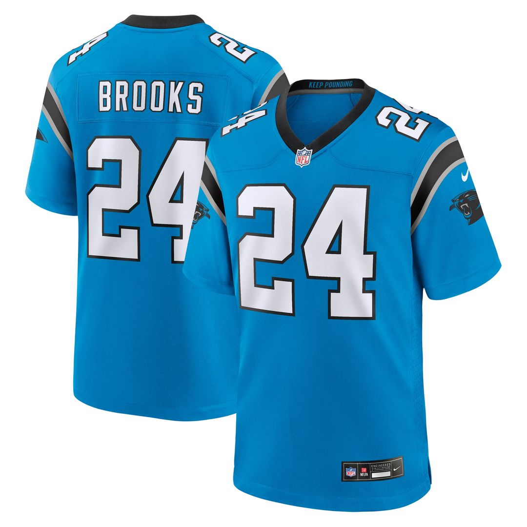 Jonathon Brooks Carolina Panthers Game Jersey - Black