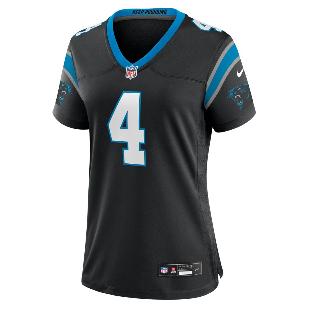 Eddy Pineiro Carolina Panthers Women's Team Game Jersey - Black
