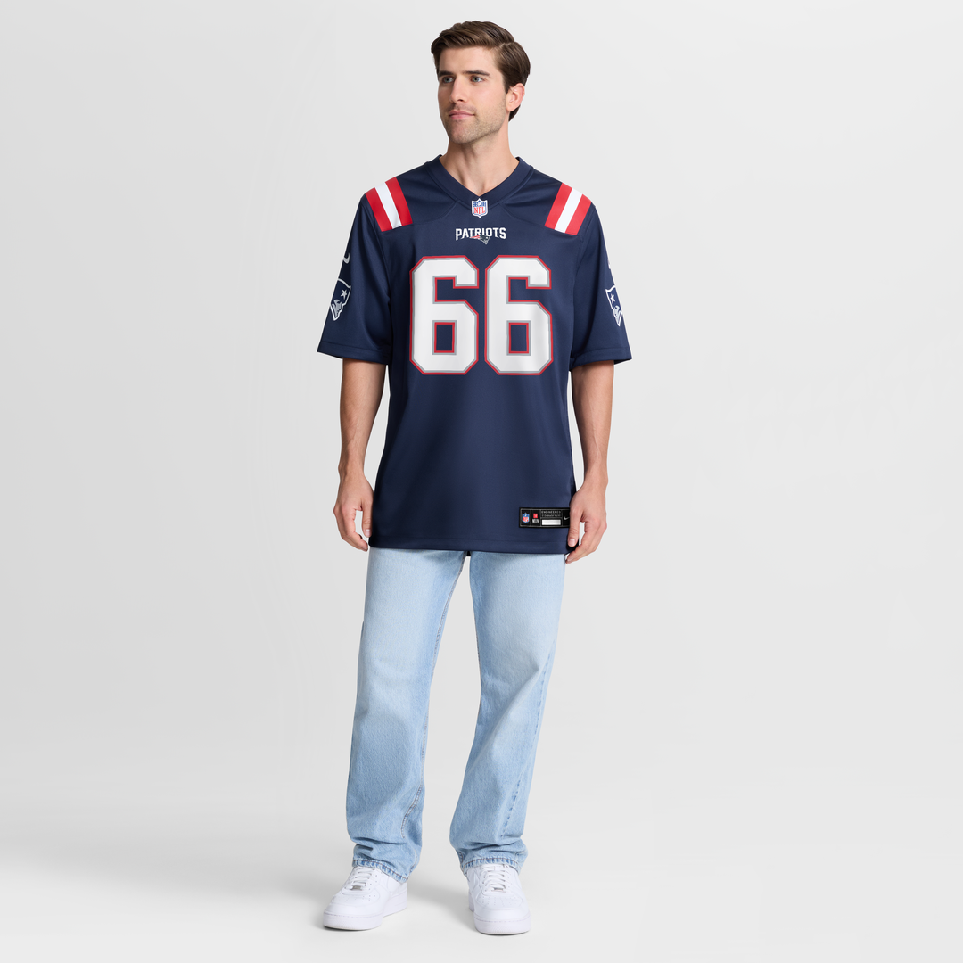 Will Campbell New England Patriots Team Game Jersey - Navy