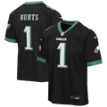 Jalen Hurts Philadelphia Eagles Youth Alternate Game Jersey - Black