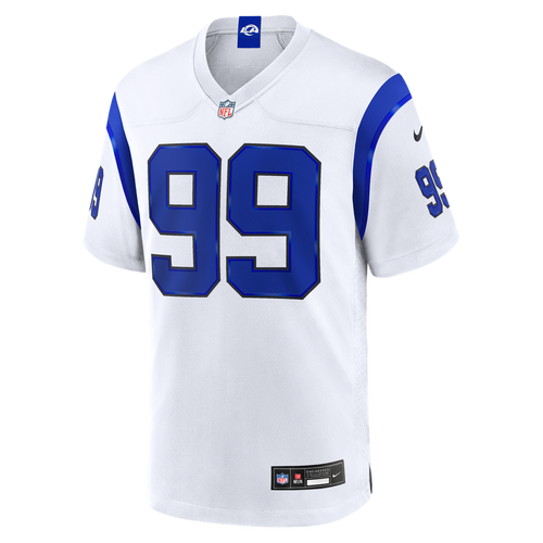 Aaron Donald Los Angeles Rams Fearsome White Game Jersey