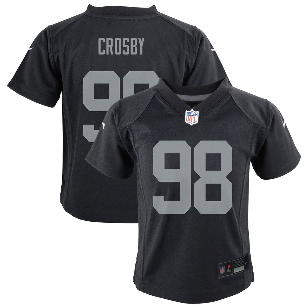 Maxx Crosby Las Vegas Raiders Preschool Team Game Jersey - Black