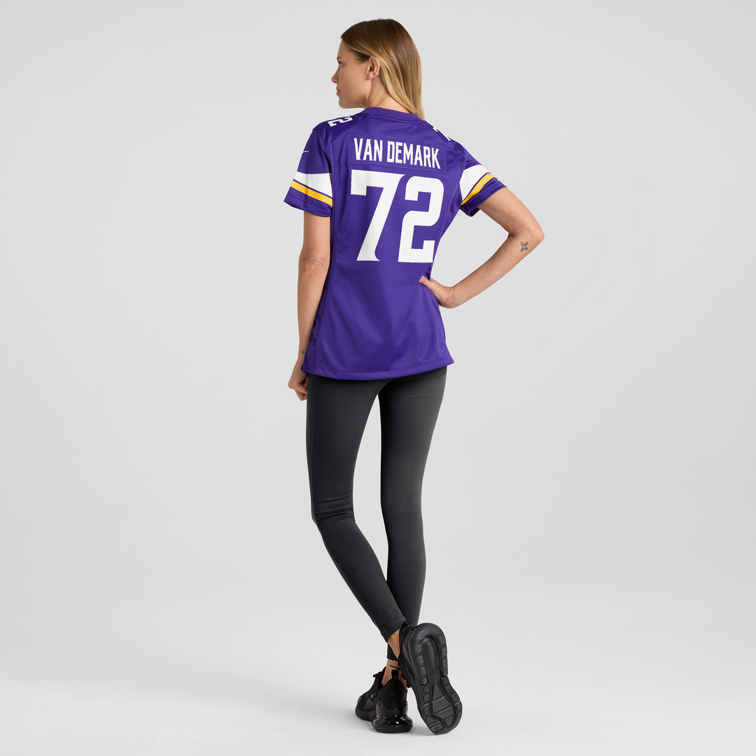 Ryan Van Demark Minnesota Vikings Women's Team Game Jersey - Purple