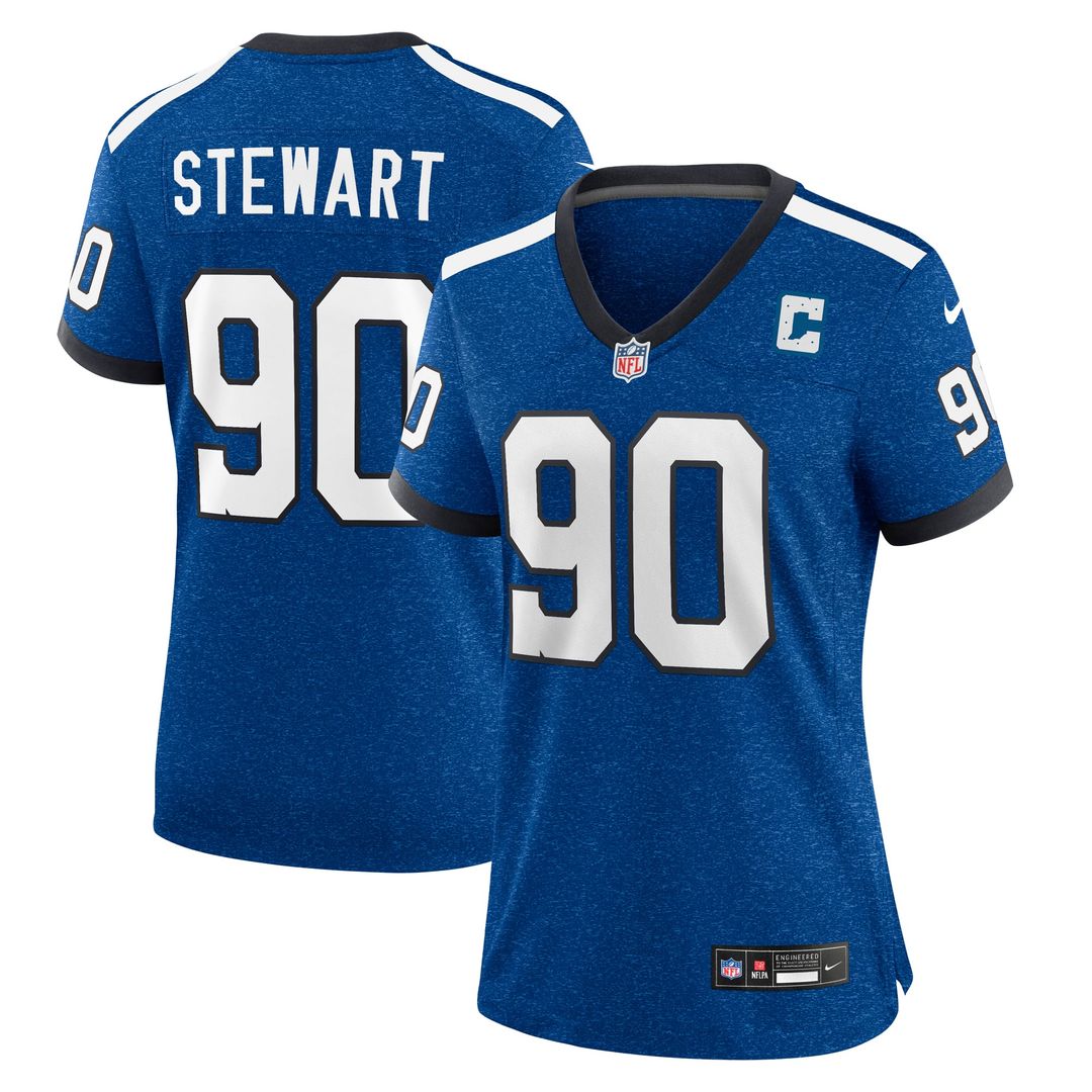 Grover Stewart Indianapolis Colts Women's Game Jersey - Royal