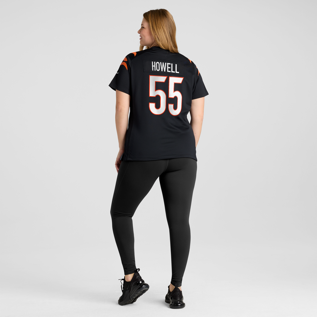 Cashius Howell Cincinnati Bengals Women's Team Game Jersey - Black