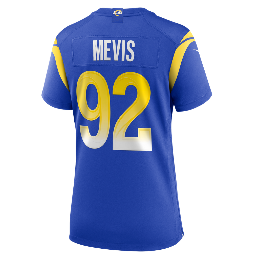Harrison Mevis Los Angeles Rams Women's Team Game Jersey - Royal
