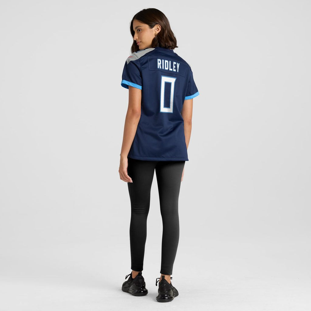 Calvin Ridley Tennessee Titans Women's Game Player Jersey - Navy