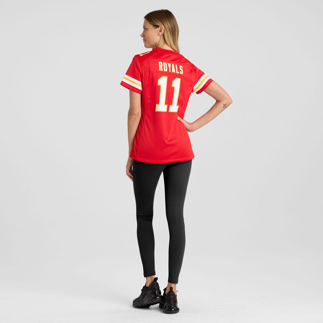 Jalen Royals Kansas City Chiefs Women's Team Game Jersey - Red