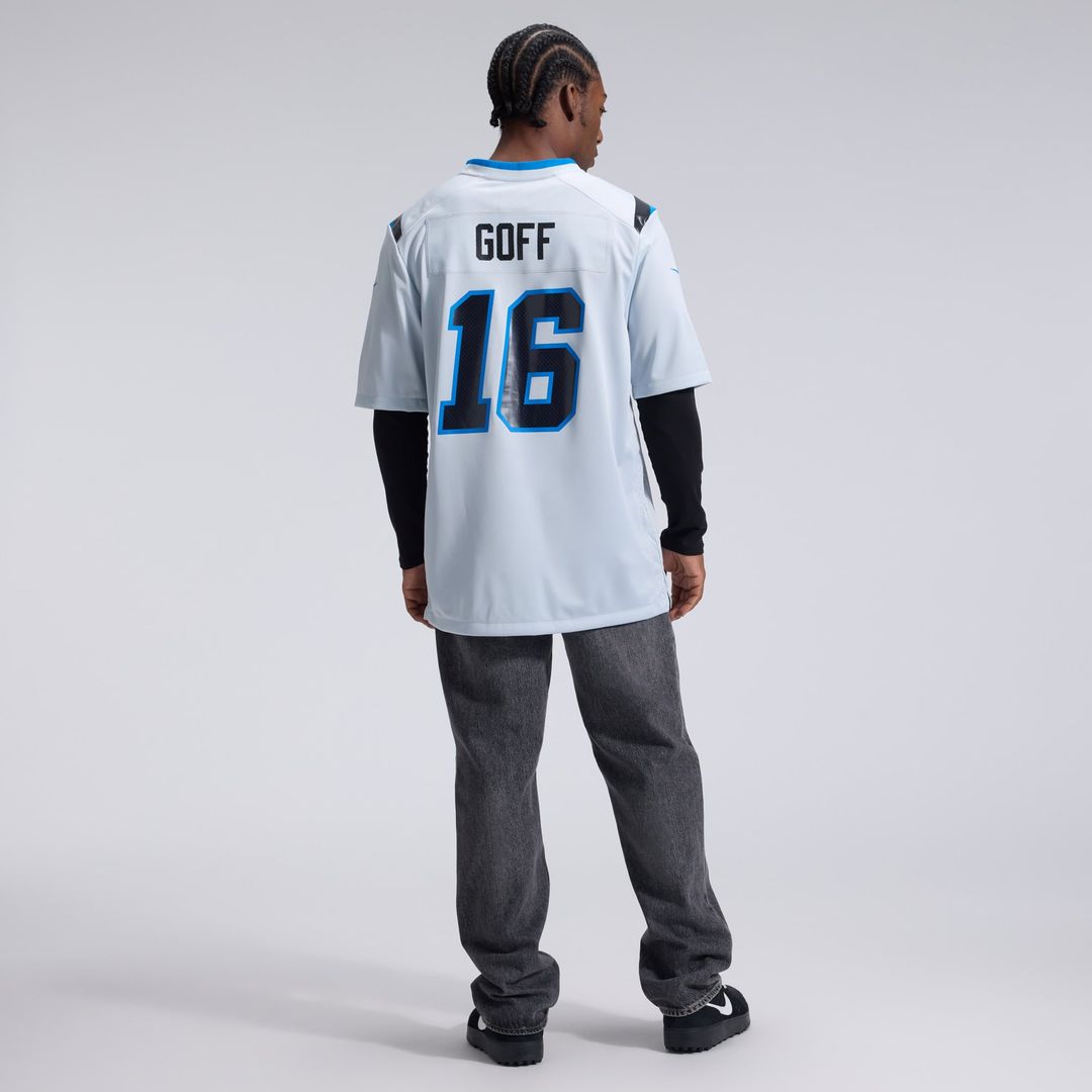 Jared Goff Detroit Lions 2026 Rivalries Collection Game Jersey - Silver
