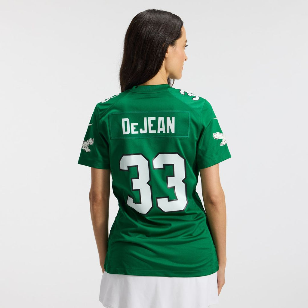 Cooper DeJean Philadelphia Eagles Women's Team Game Jersey - Midnight Green