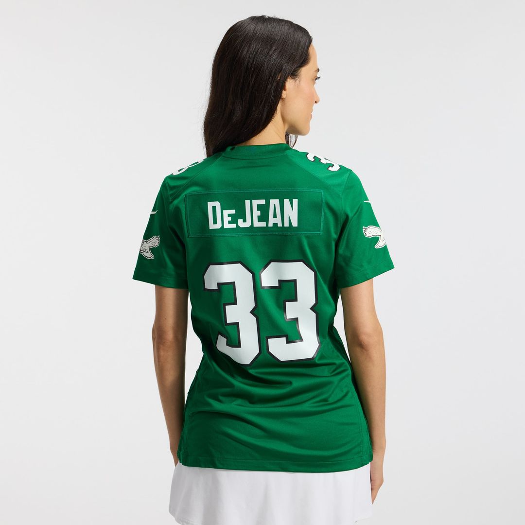 Cooper DeJean Philadelphia Eagles Women's Team Game Jersey - Midnight Green