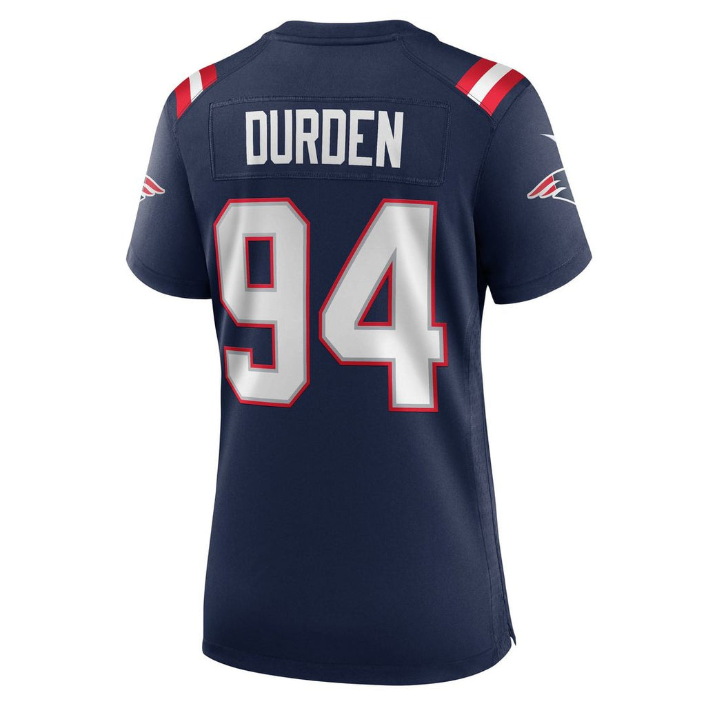 Cory Durden New England Patriots Women's Team Game Jersey - Navy