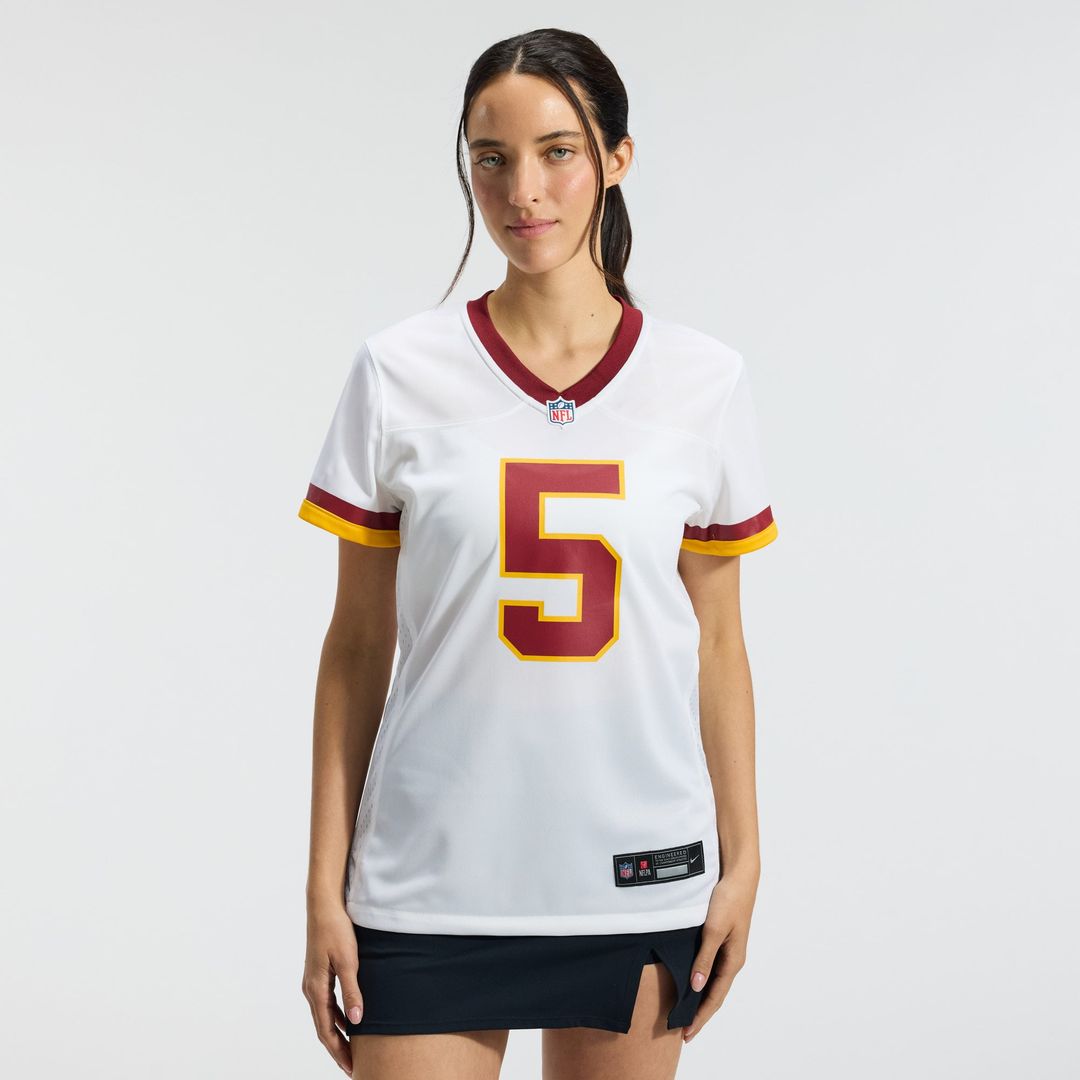 Jayden Daniels Washington Commanders Women's Game Jersey - Burgundy