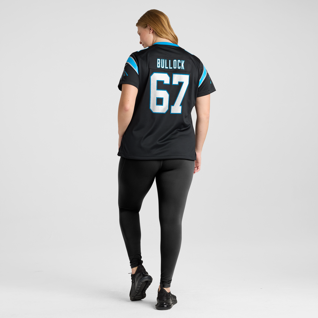 Corey Bullock Carolina Panthers Women's Team Game Jersey - Black