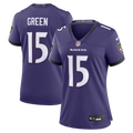 Mike Green Baltimore Ravens Women's Team Game Jersey - Purple