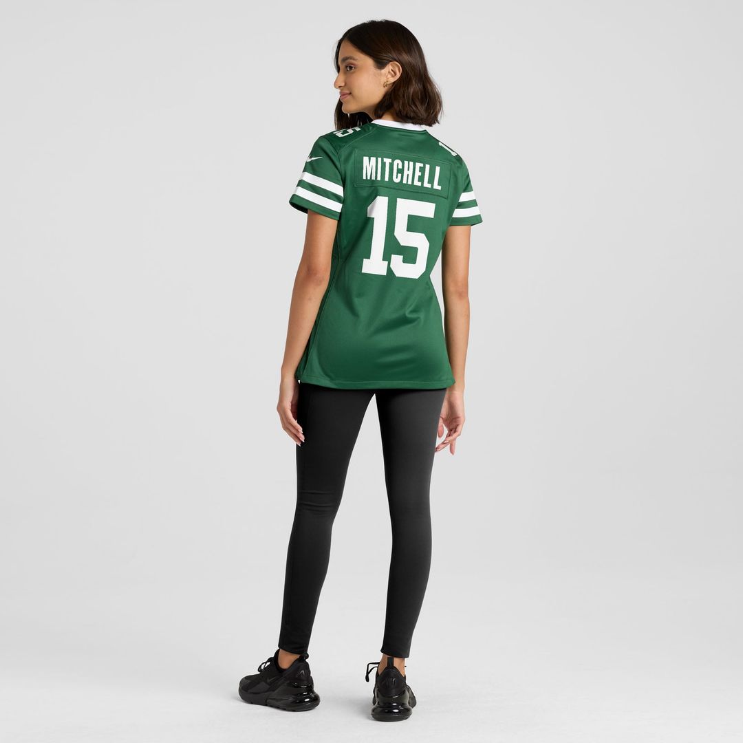 Adonai Mitchell New York Jets Women's Team Game Jersey - Legacy Green