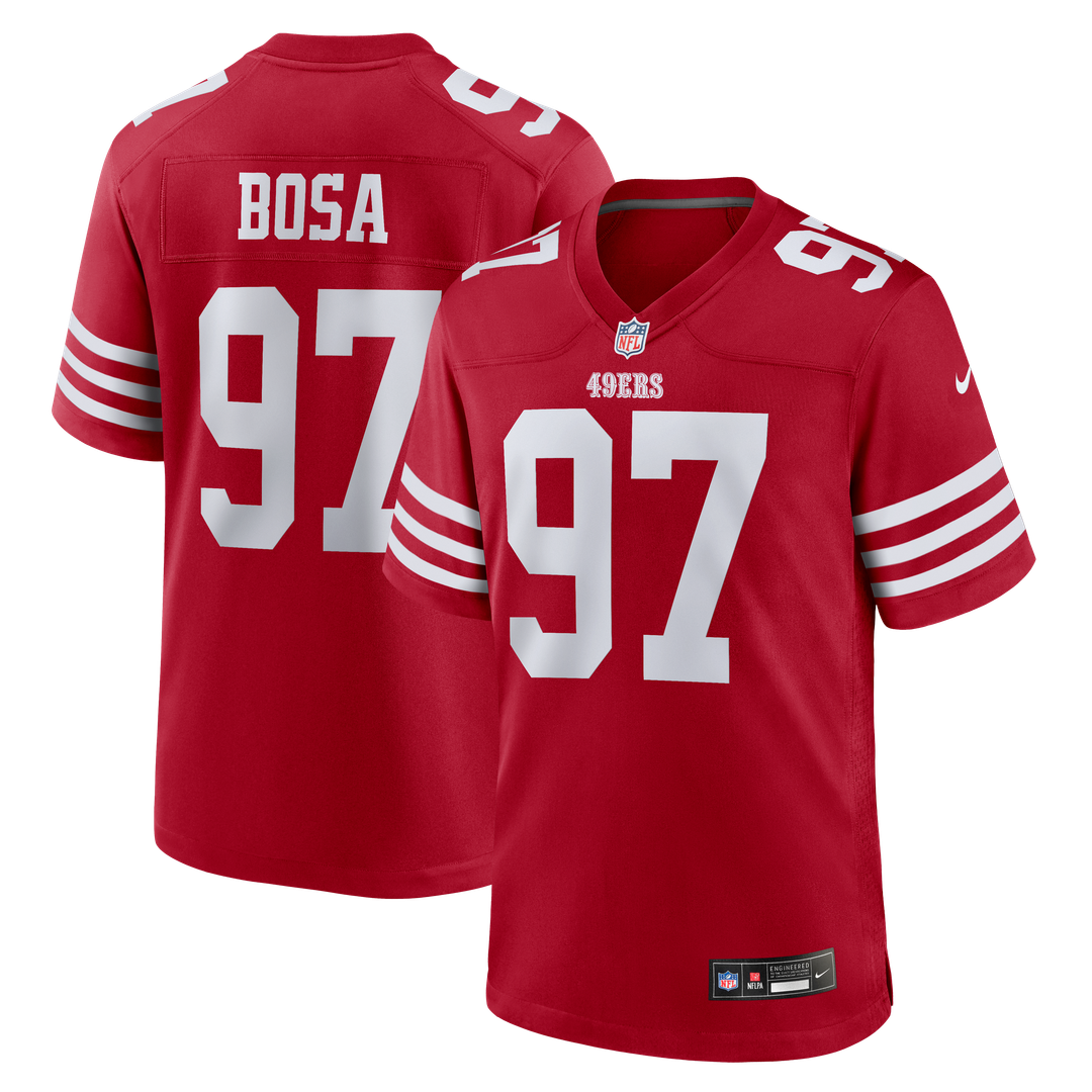 Nick Bosa San Francisco 49ers Team Game Jersey - Scarlet