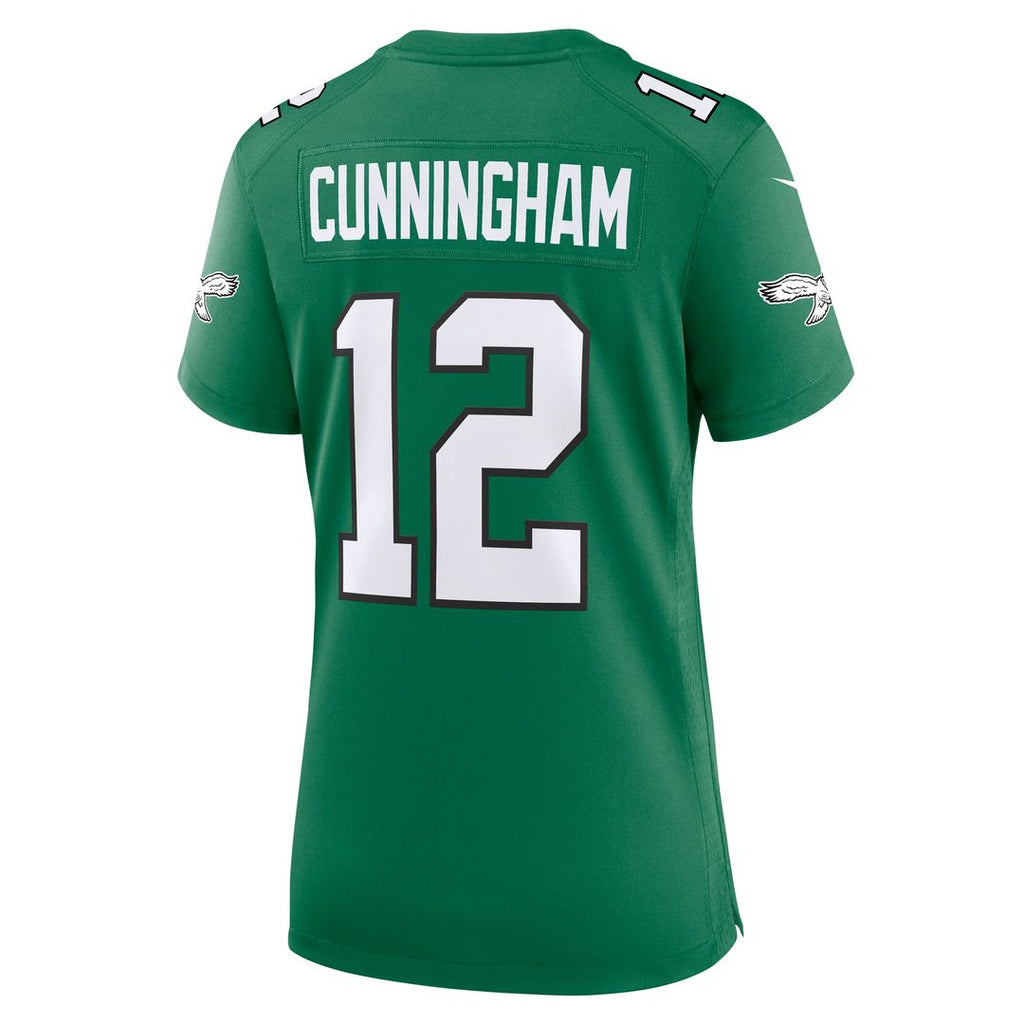 Randall Cunningham Philadelphia Eagles Women's Alternate Game Jersey - Kelly Green