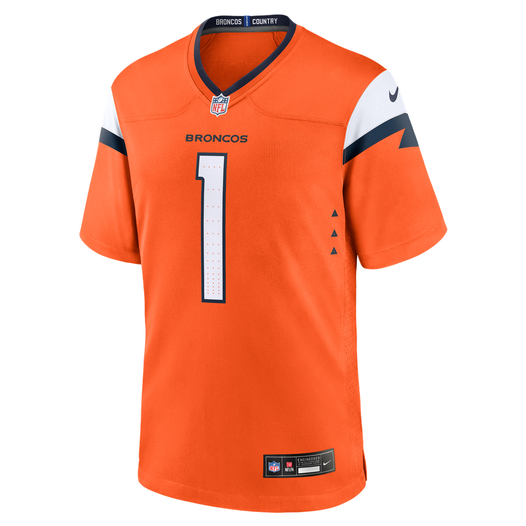 Evan Engram Denver Broncos Team Game Jersey - Orange