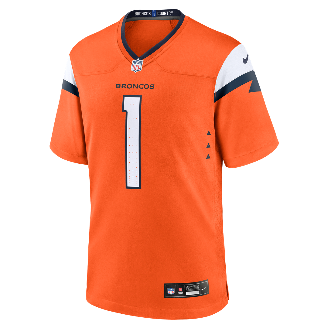 Evan Engram Denver Broncos Team Game Jersey - Orange