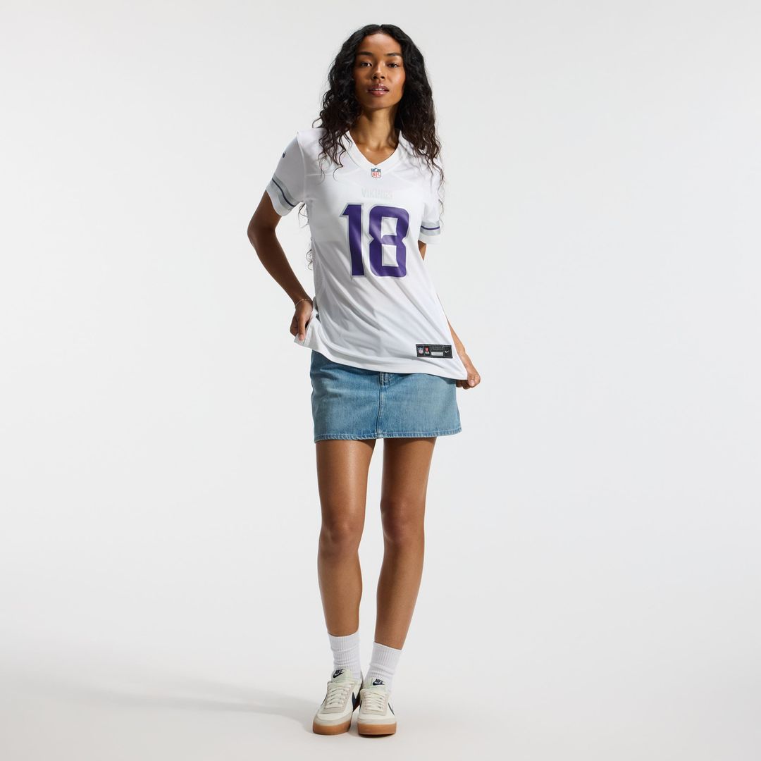 Justin Jefferson Minnesota Vikings Women's Alternate Game Player Jersey - White