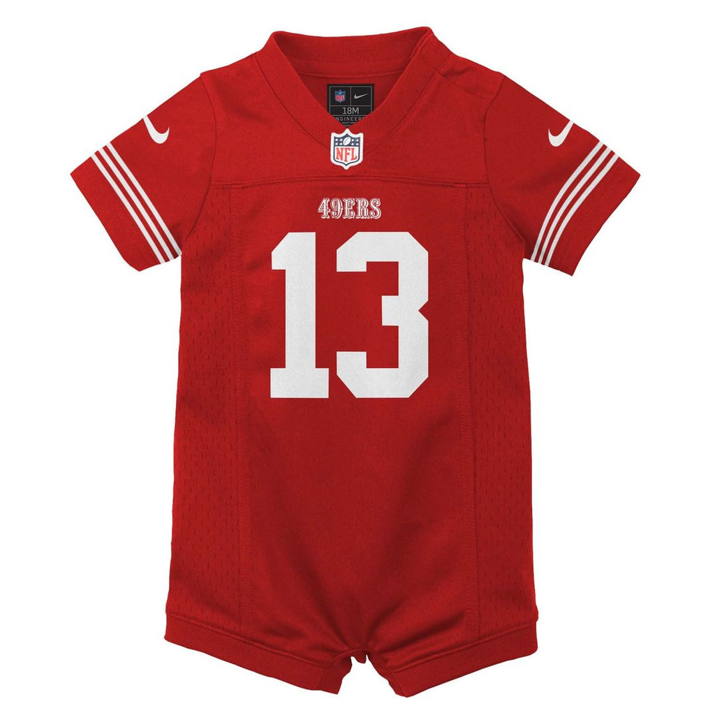 Brock Purdy San Francisco 49ers Newborn Romper Game Jersey - Scarlet