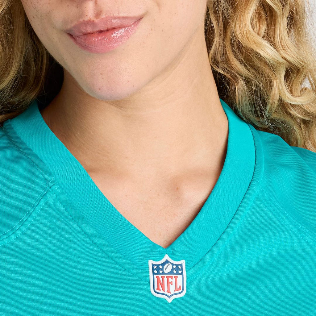 Zach Thomas Miami Dolphins Women's Game Retired Player Jersey - Aqua