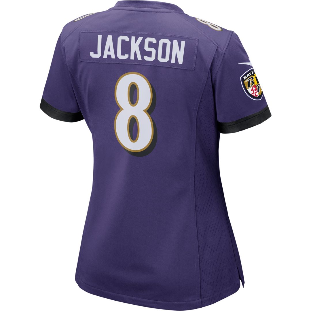 Lamar Jackson Baltimore Ravens Women's Game Jersey - Purple