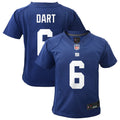 Jaxson Dart New York Giants Toddler Team Game Jersey - Royal