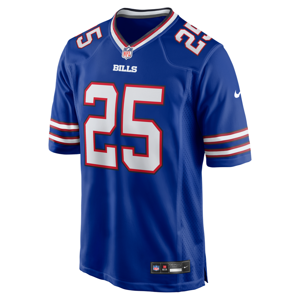 Ty Johnson Buffalo Bills Team Game Jersey - Royal