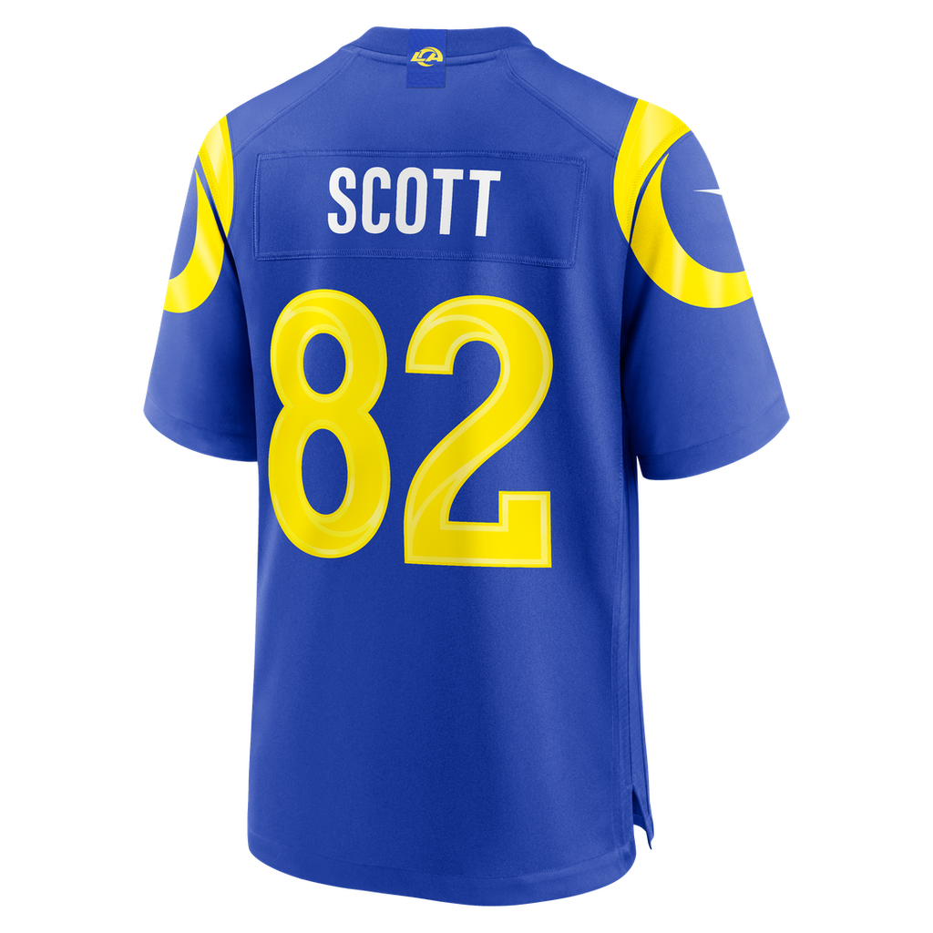 Tyler Scott Los Angeles Rams Team Game Jersey - Royal