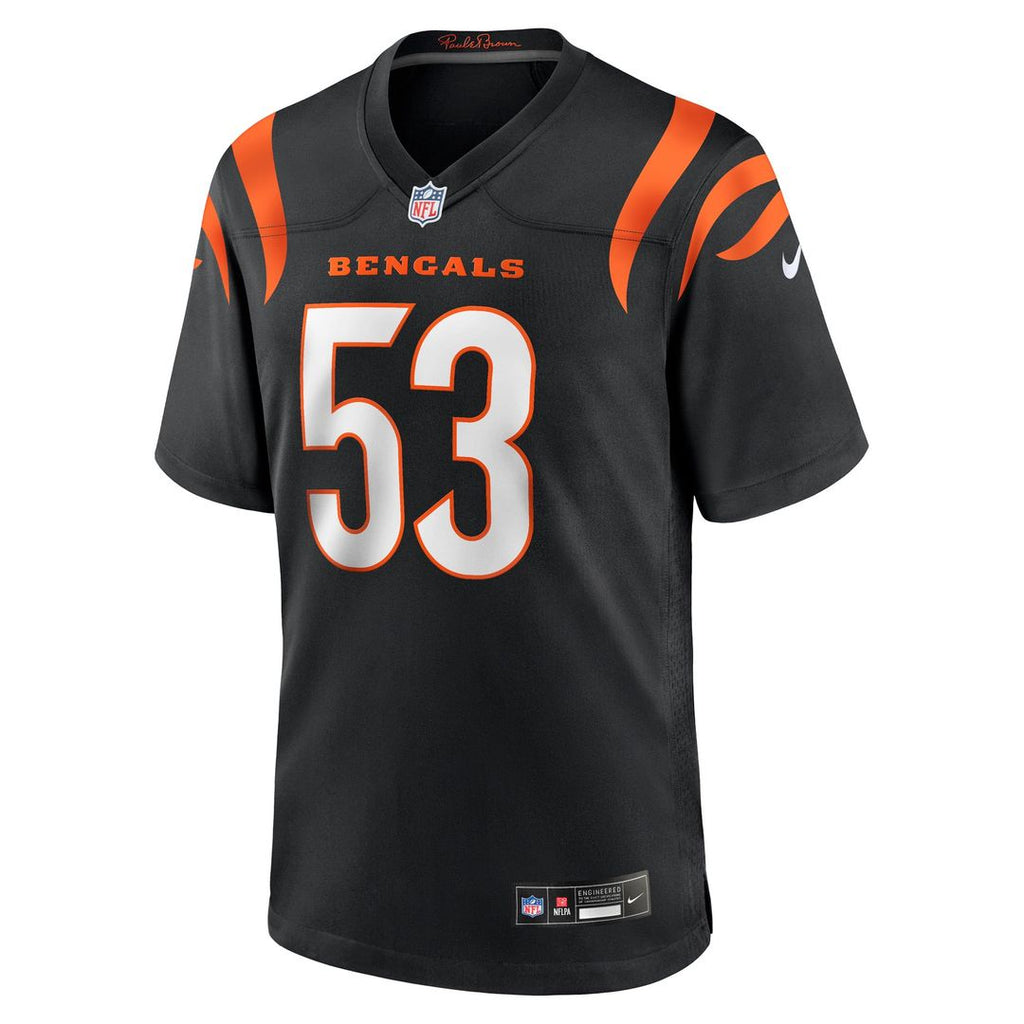 Boye Mafe Cincinnati Bengals Team Game Jersey - Black