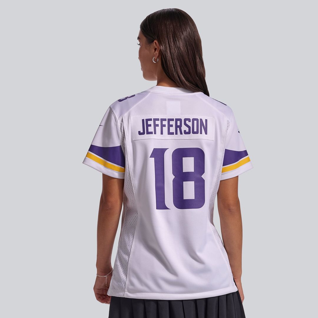 Justin Jefferson Minnesota Vikings Women's Game Player Jersey - White
